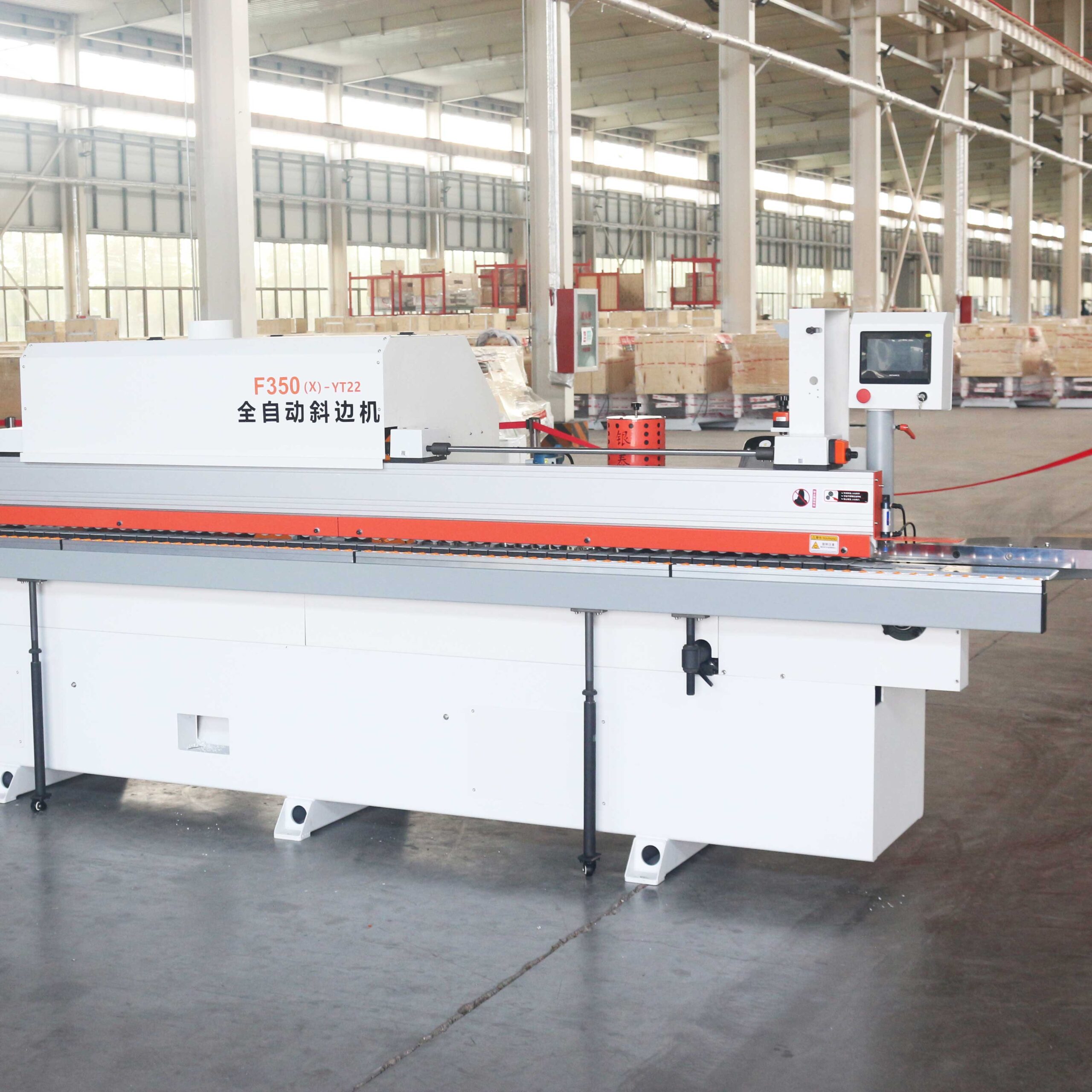 45 degree bevel edge banding machine Woodworking Automatic Linear Edge Bander Pressure Roller Wheels Edge Banding Machine