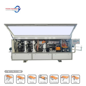 7 functions small edge banding machine