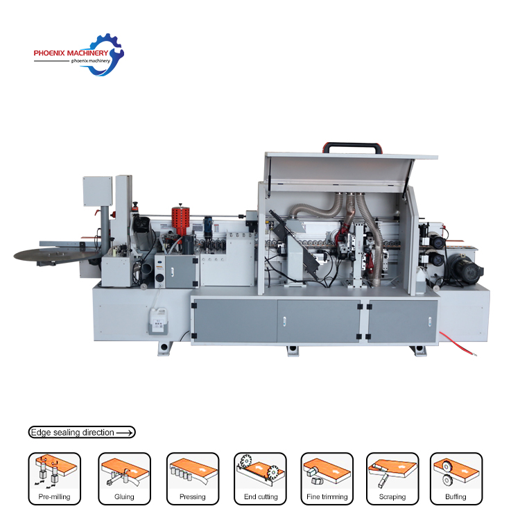 Multifunction 45 Degree Edge Bander Wood Based Panels Machinery Edge Banders Semi-automatic Manual Mini Edge Banding Machine Auto Edge Bander