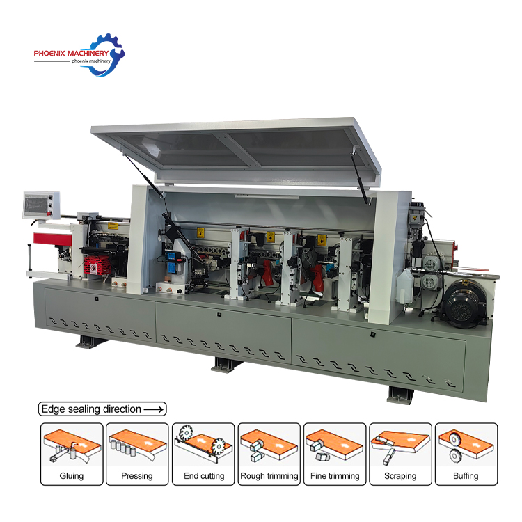 Plywood Melamine Cabinet Automatic Edge Banding Machine PVC MDF Wood Edge Bander for Woodworking